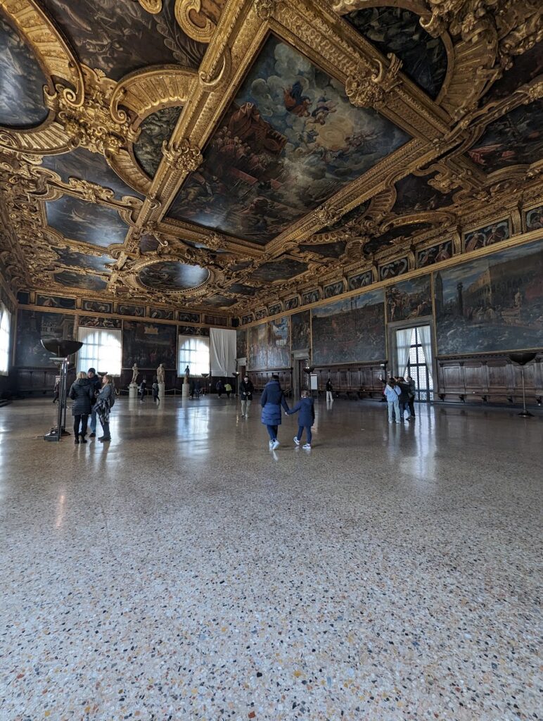 The Chamber of the Great Council inside the Palace