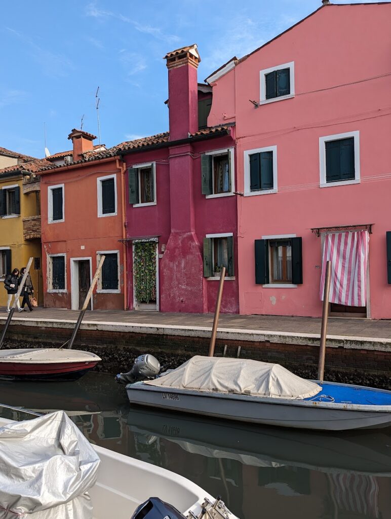 A canal in Burano