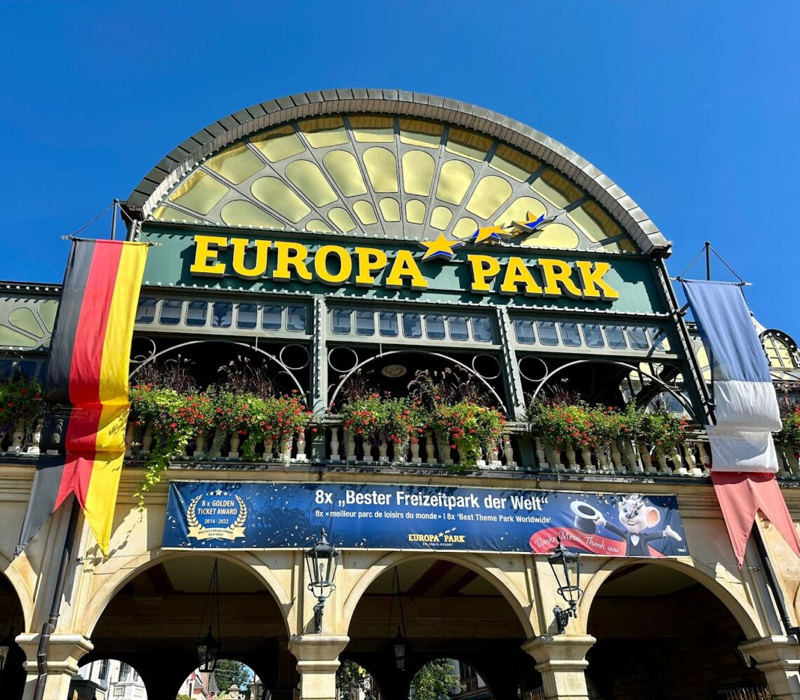 The entrance of Europa Park