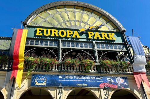 The entrance of Europa Park