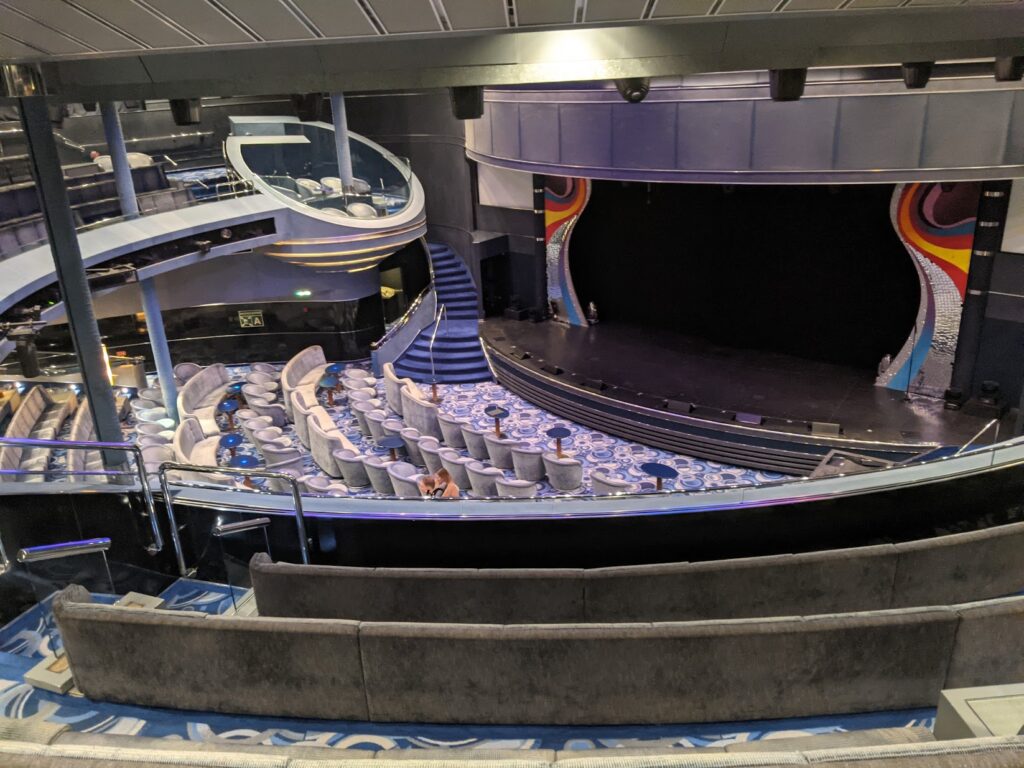 A theatre on a cruise ship